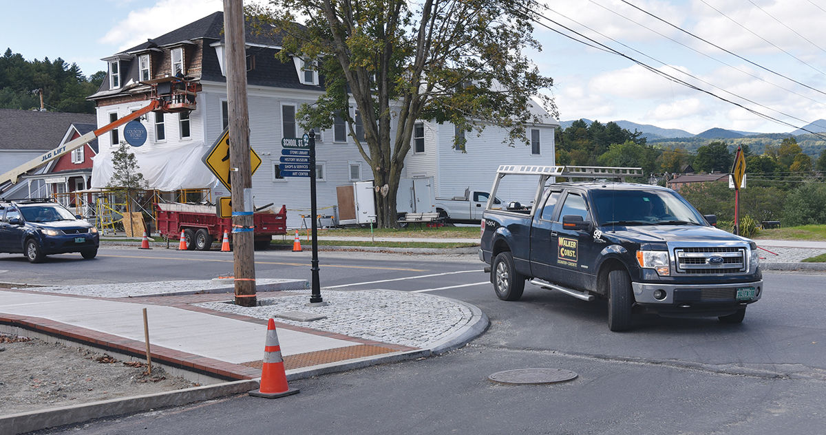 Bump-outs on Main Street